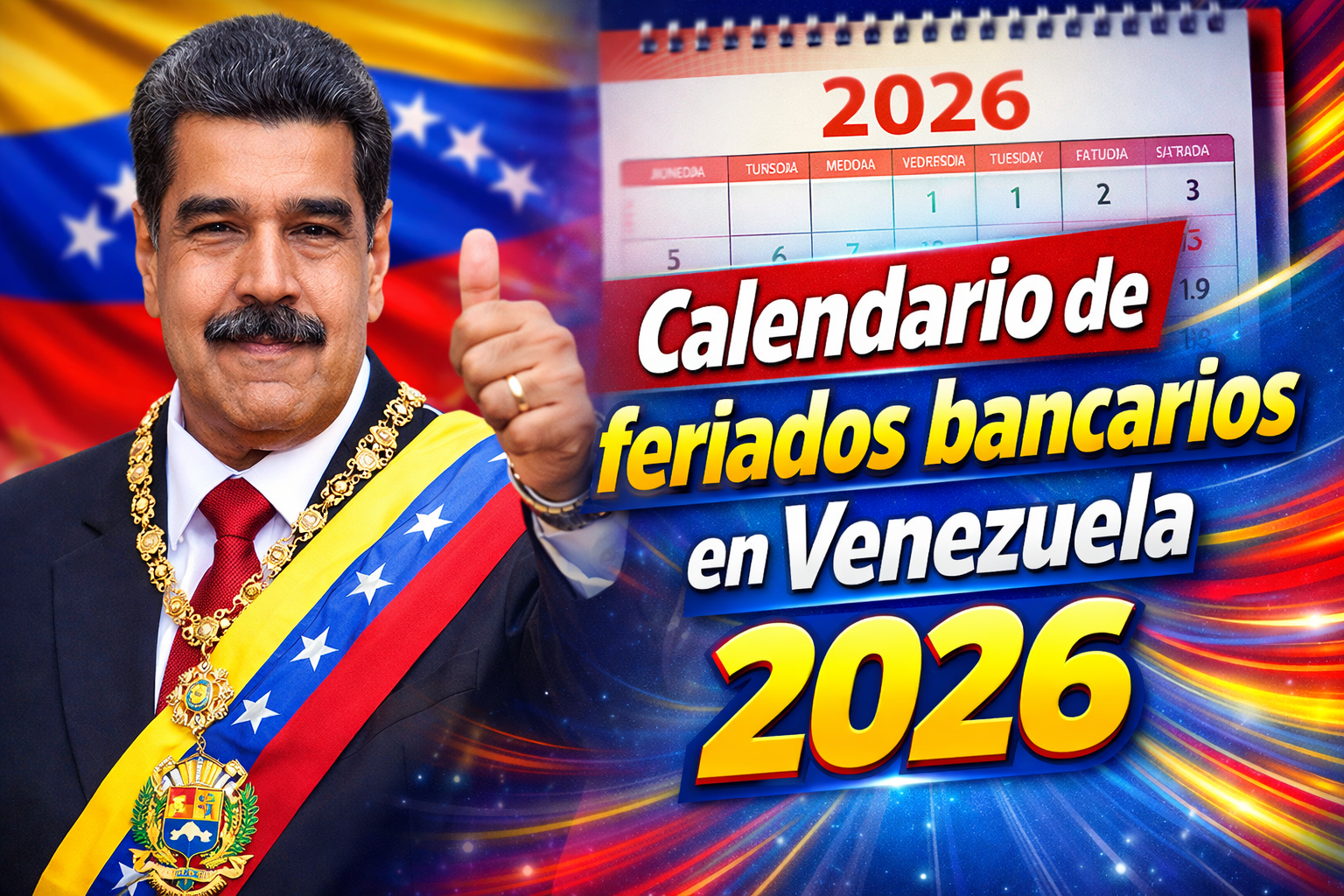 Calendario de feriados bancarios en Venezuela 2026 Sudeban publica las fechas oficiales