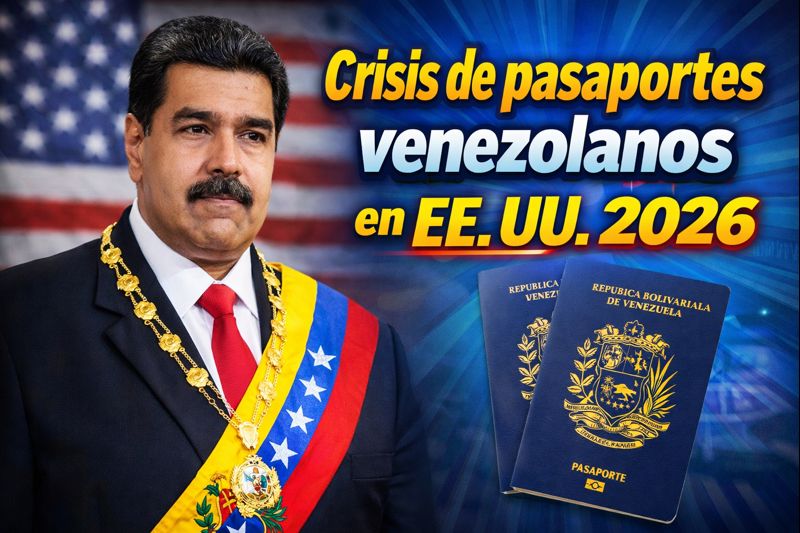 Crisis de pasaportes venezolanos en EE. UU. 2026 Retrasos, costos y miles de afectados