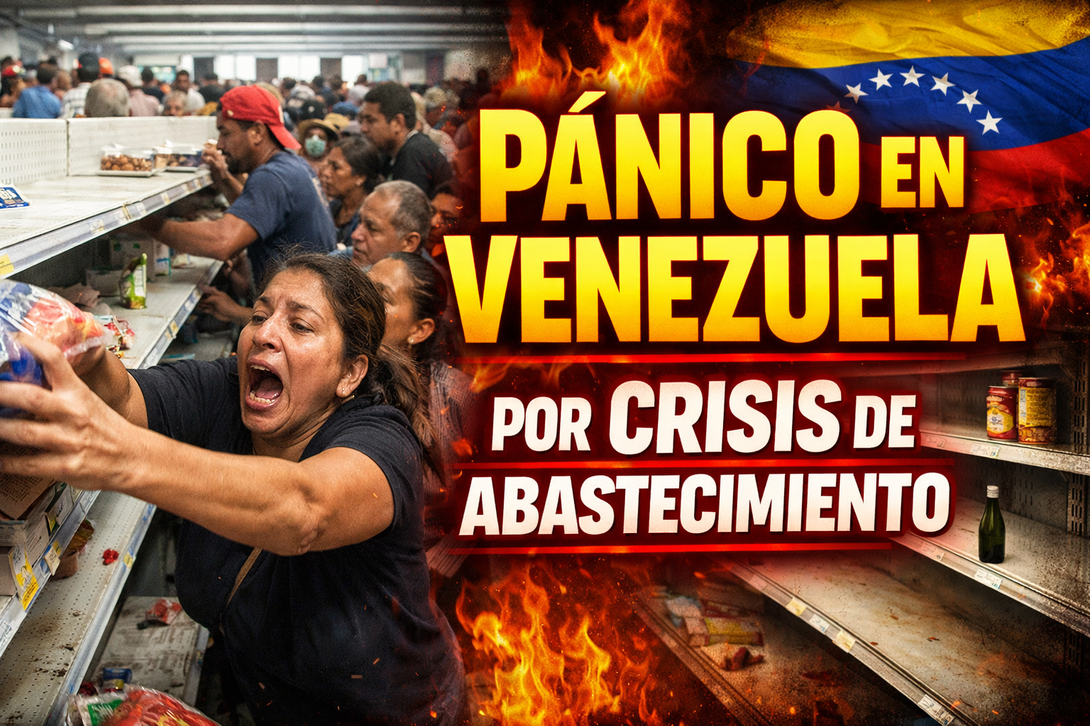 Pánico en Venezuela por Crisis de Abastecimiento Escasez y Alertas en Enero 2026