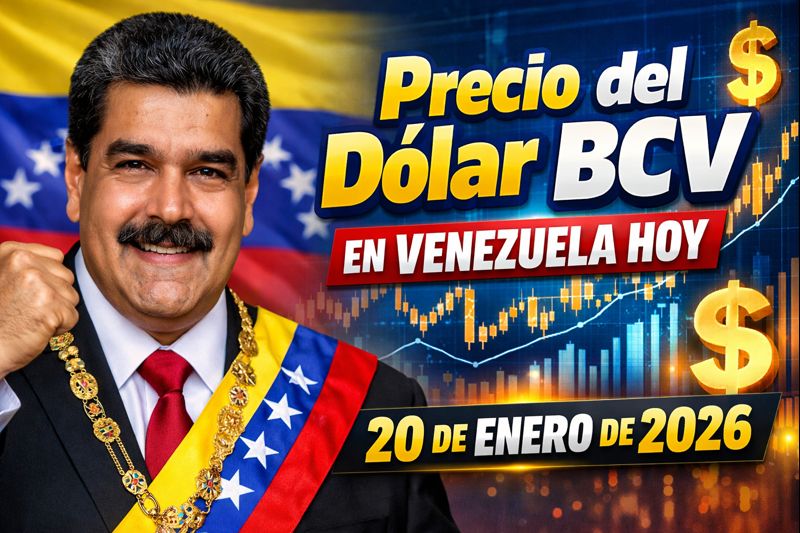 Precio del dólar BCV en Venezuela hoy 20 de enero de 2026 variación de la tasa oficial y contexto de crisis económica