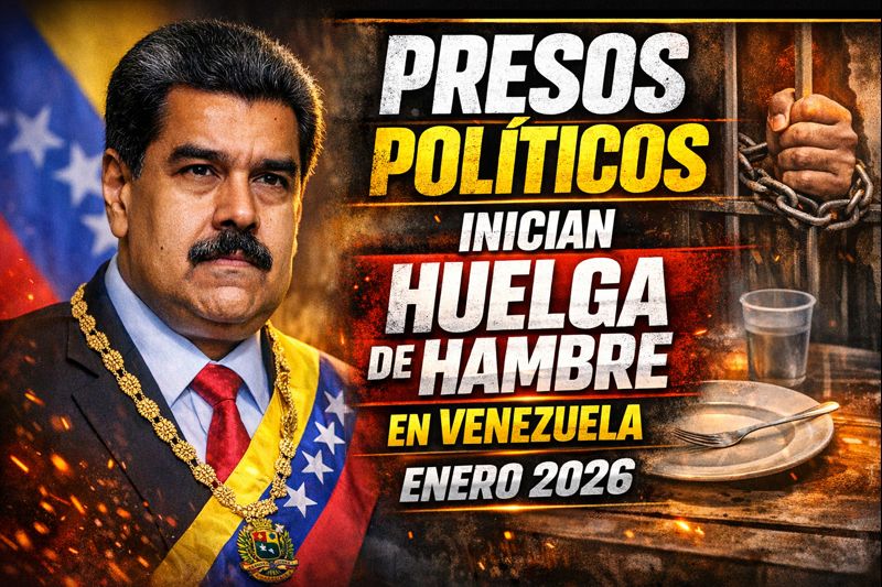 Presos políticos inician huelga de hambre en Venezuela enero 2026 causas, reclamos y contexto