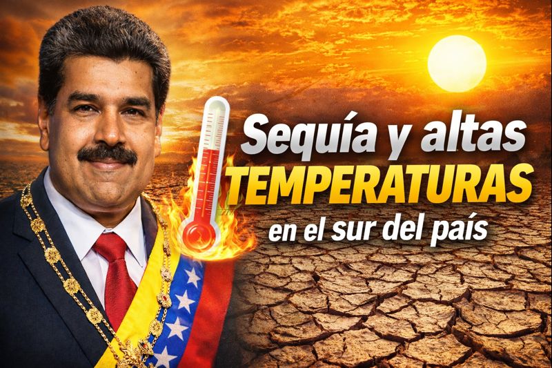 Sequía y altas temperaturas en el sur del país Ciudad Guayana y Bolívar bajo alerta climática
