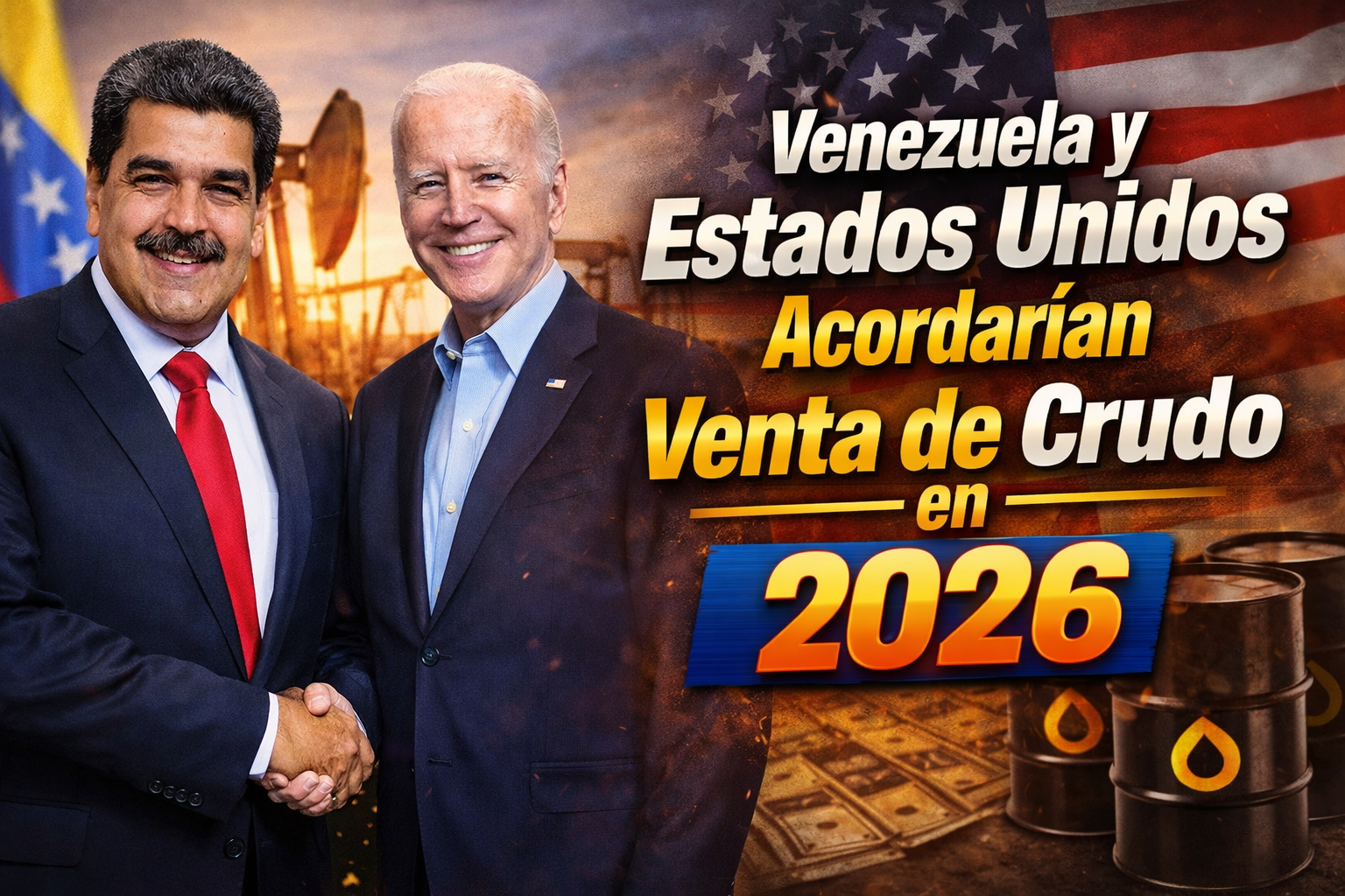 Venezuela y Estados Unidos Acordarían Venta de Crudo en 2026 Mientras Trump Amenaza a Delcy Rodríguez