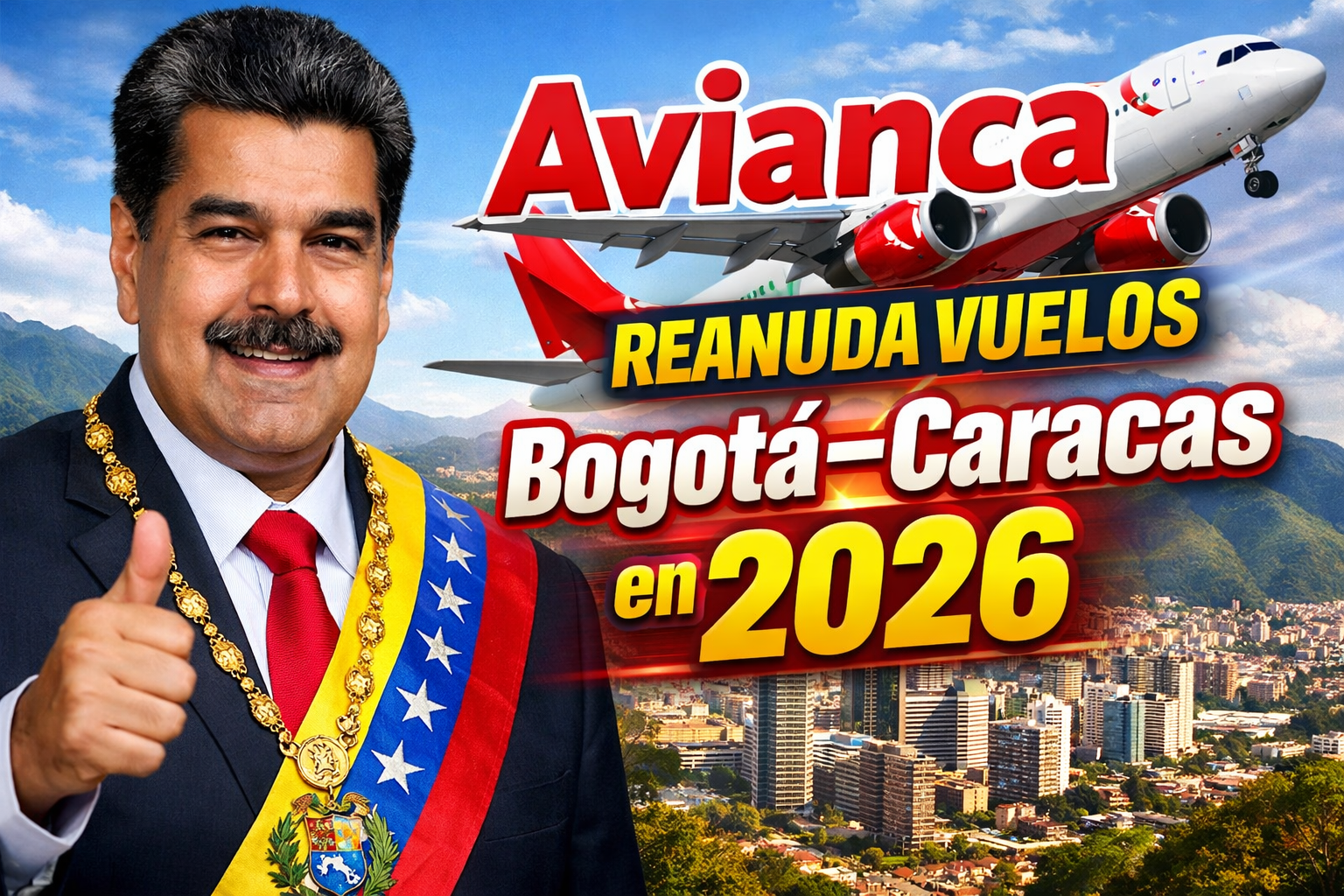 Avianca reanuda vuelos Bogotá–Caracas en 2026 fecha de inicio, horarios y detalles clave