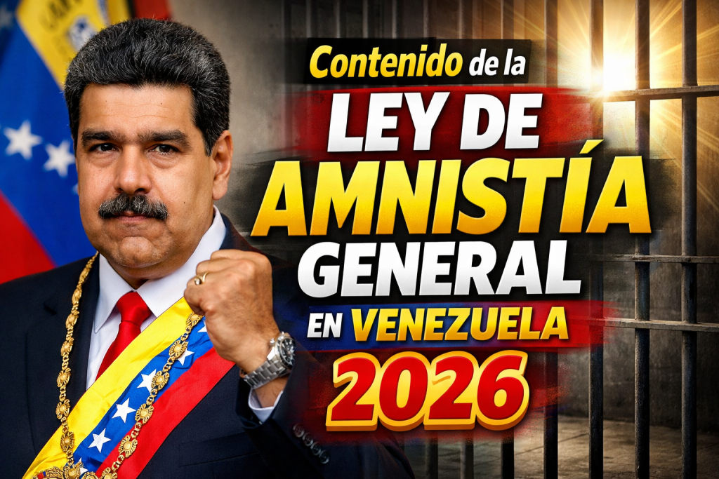 Contenido de la Ley de Amnistía General en Venezuela 2026 quiénes serán beneficiados y qué delitos quedan excluidos