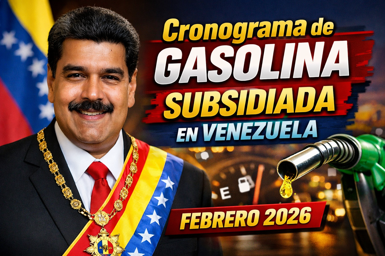 Cronograma de Gasolina Subsidiada en Venezuela Febrero 2026 Días, Placas y Cómo Funciona
