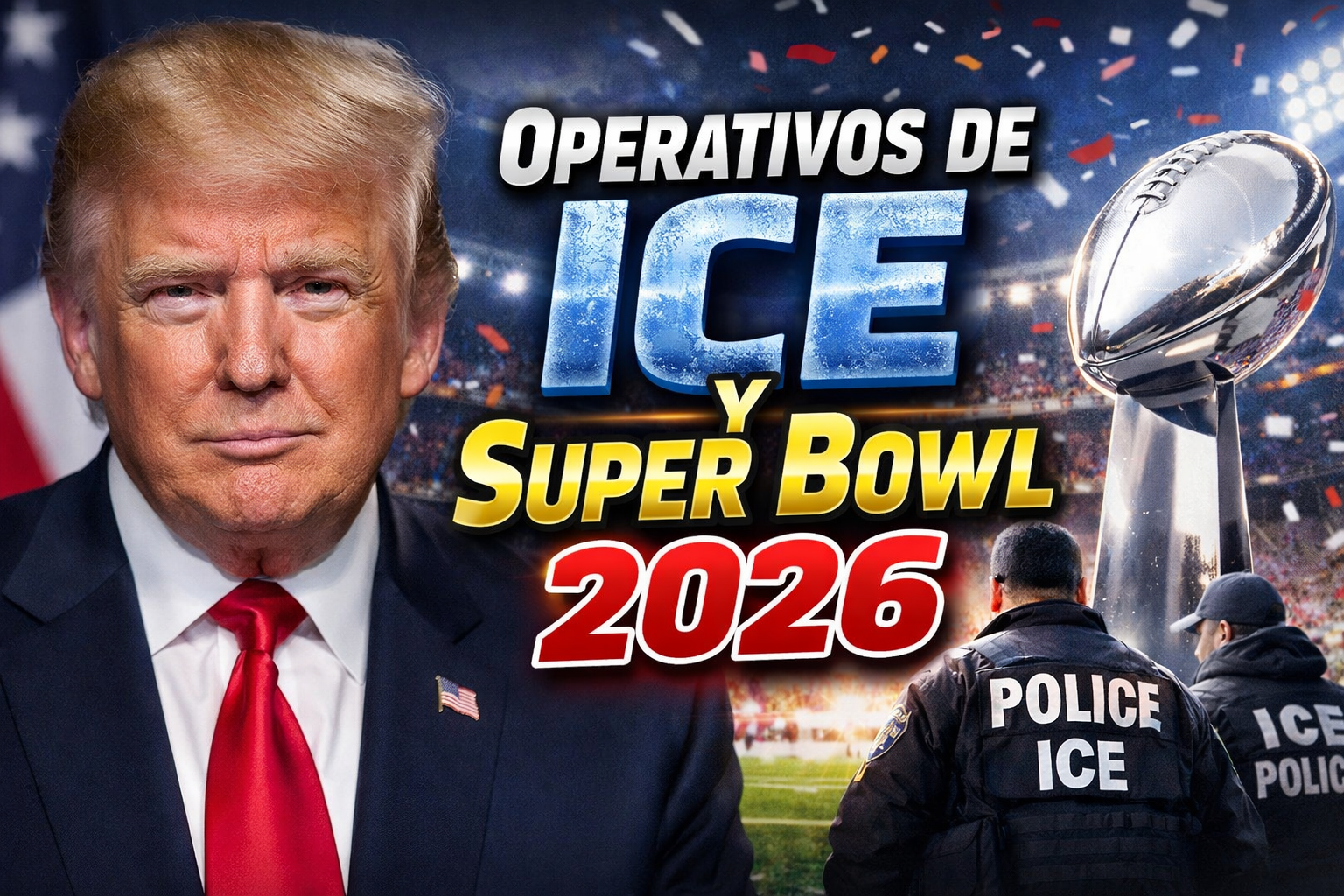 Operativos de ICE y Super Bowl 2026 seguridad para inmigrantes en Santa Clara y derechos migratorios en eventos masivos en EE. UU.