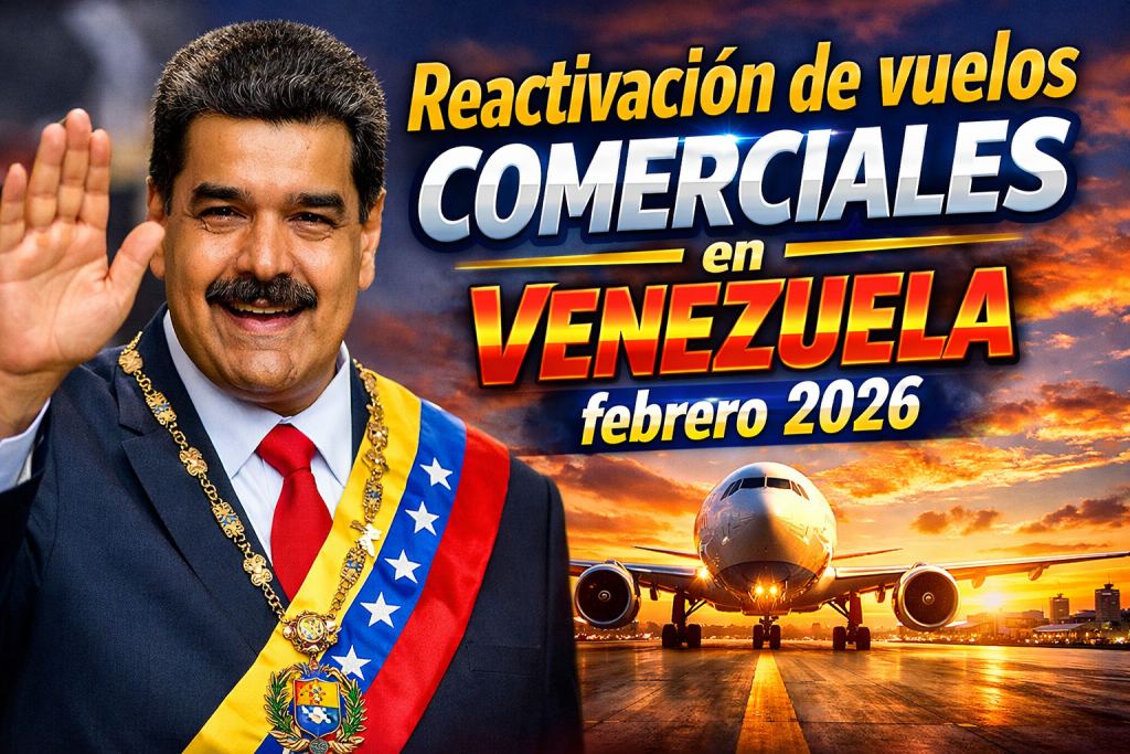 Reactivación de vuelos comerciales en Venezuela febrero 2026 aerolíneas y rutas que regresan