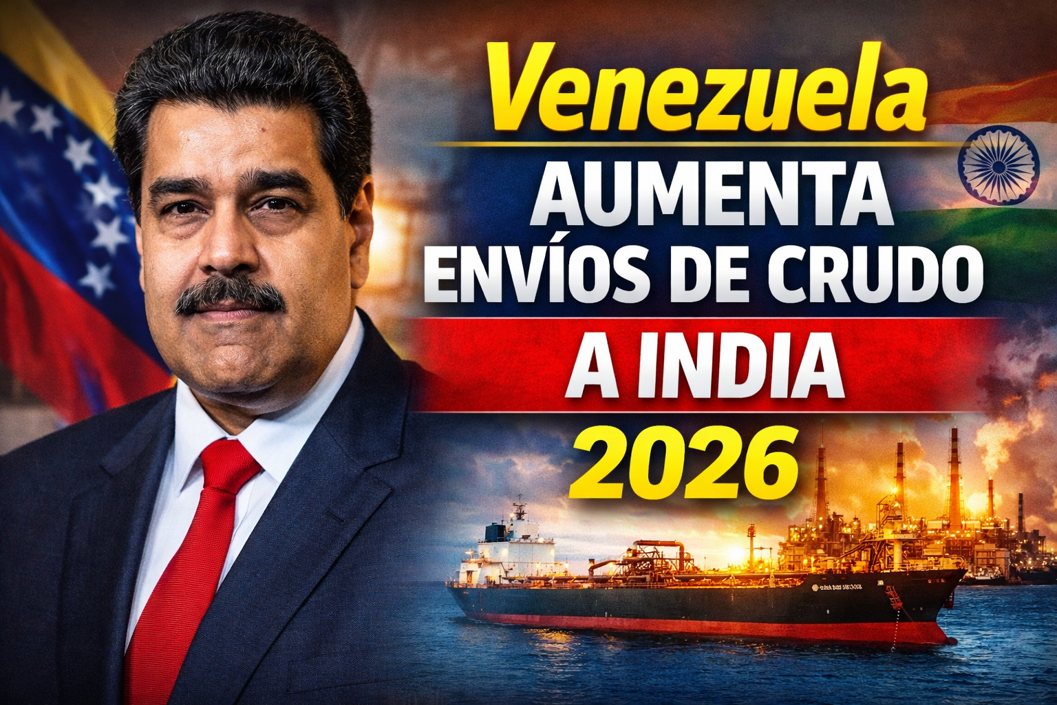 Venezuela Aumenta Envíos de Crudo a India 2026 Reactivación Petrolera y Estrategias de Exportación