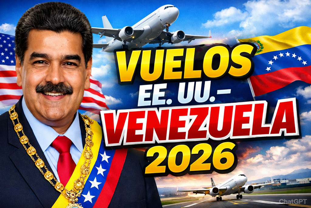 Vuelos EE. UU.–Venezuela 2026 aerolíneas preparan regreso y rutas directas