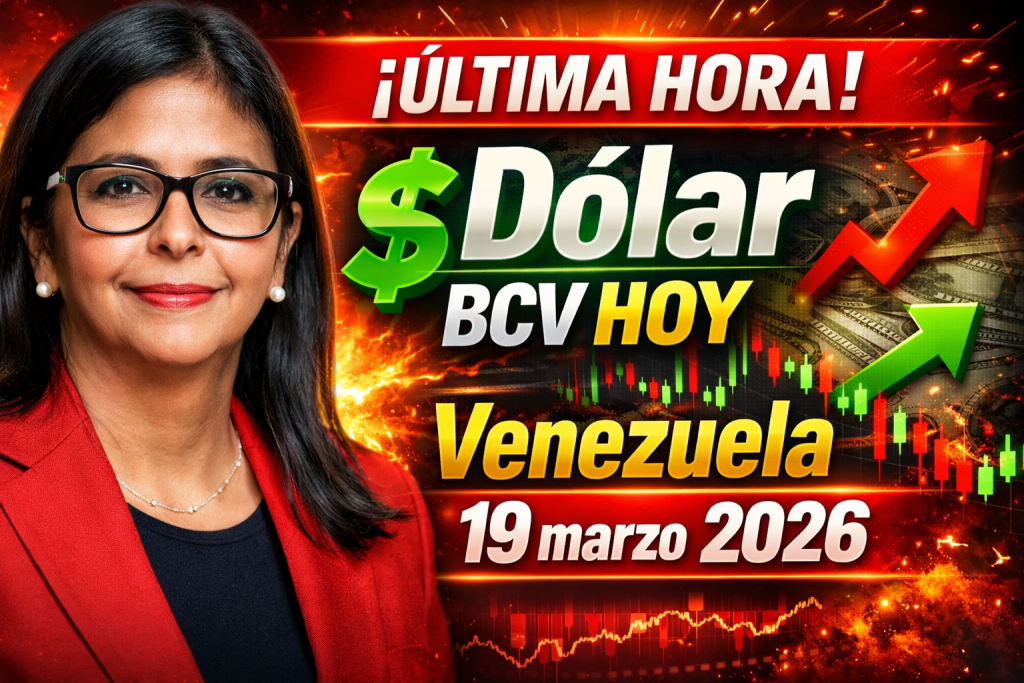 Dólar BCV hoy en Venezuela 19 marzo 2026 así amanece la tasa oficial según el Banco Central