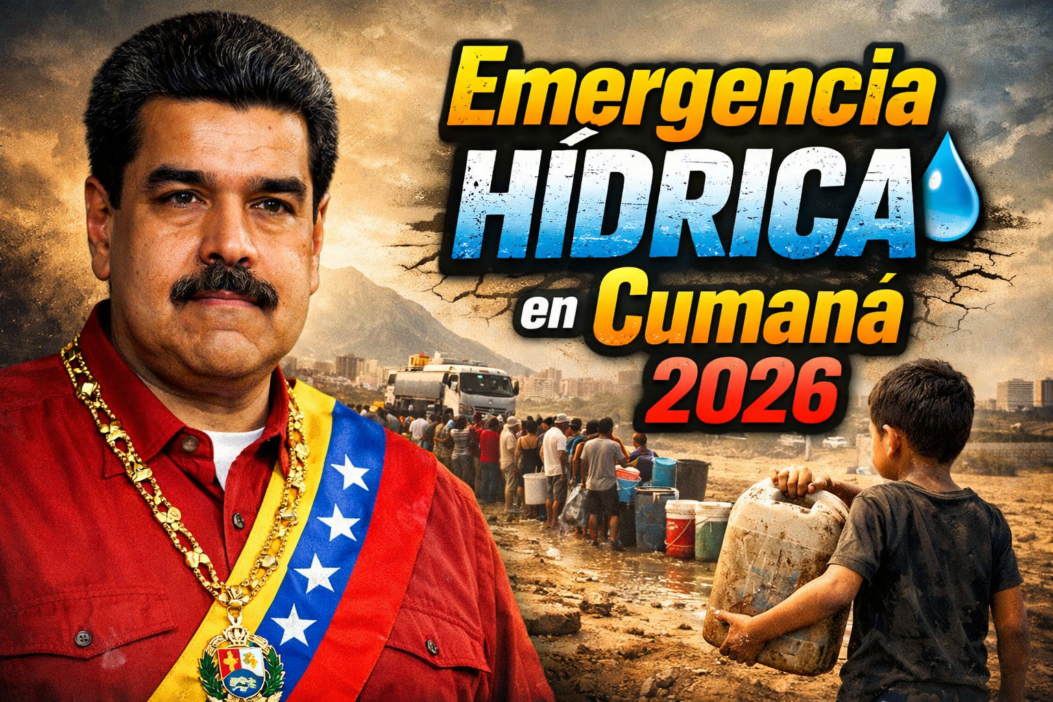 Emergencia hídrica en Cumaná 2026 falla en el sistema del embalse Turimiquire deja sin agua a Sucre