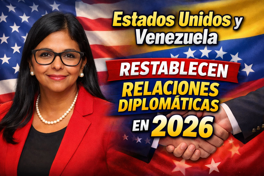 Estados Unidos y Venezuela restablecen relaciones diplomáticas en 2026 reapertura de embajadas en Caracas y Washington