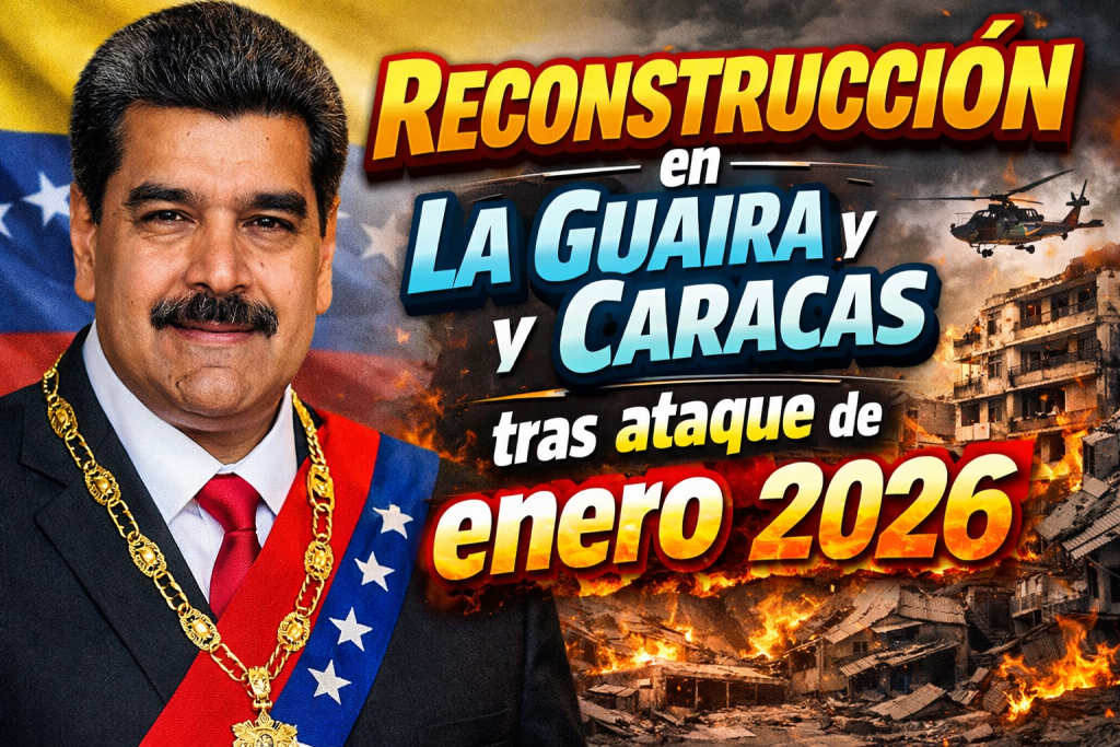Reconstrucción en La Guaira y Caracas tras ataque de enero 2026 reparación de viviendas y ayuda humanitaria internacional