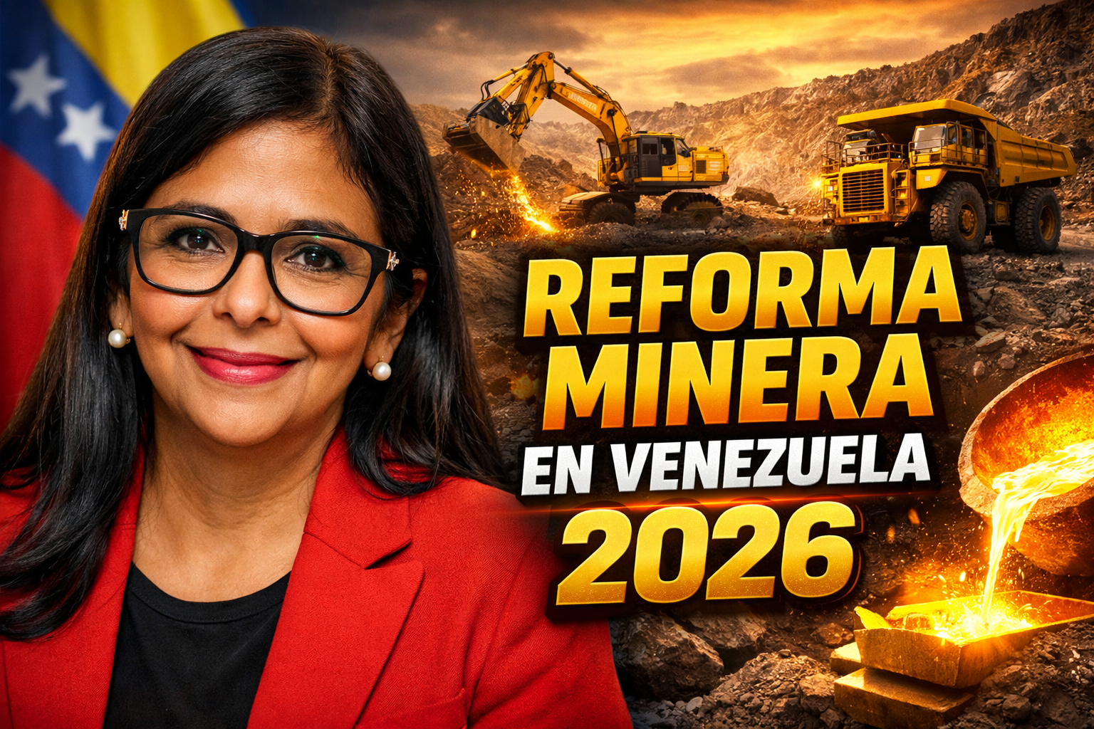 Reforma minera en Venezuela 2026 gobierno busca atraer capital internacional y reactivar Minerven